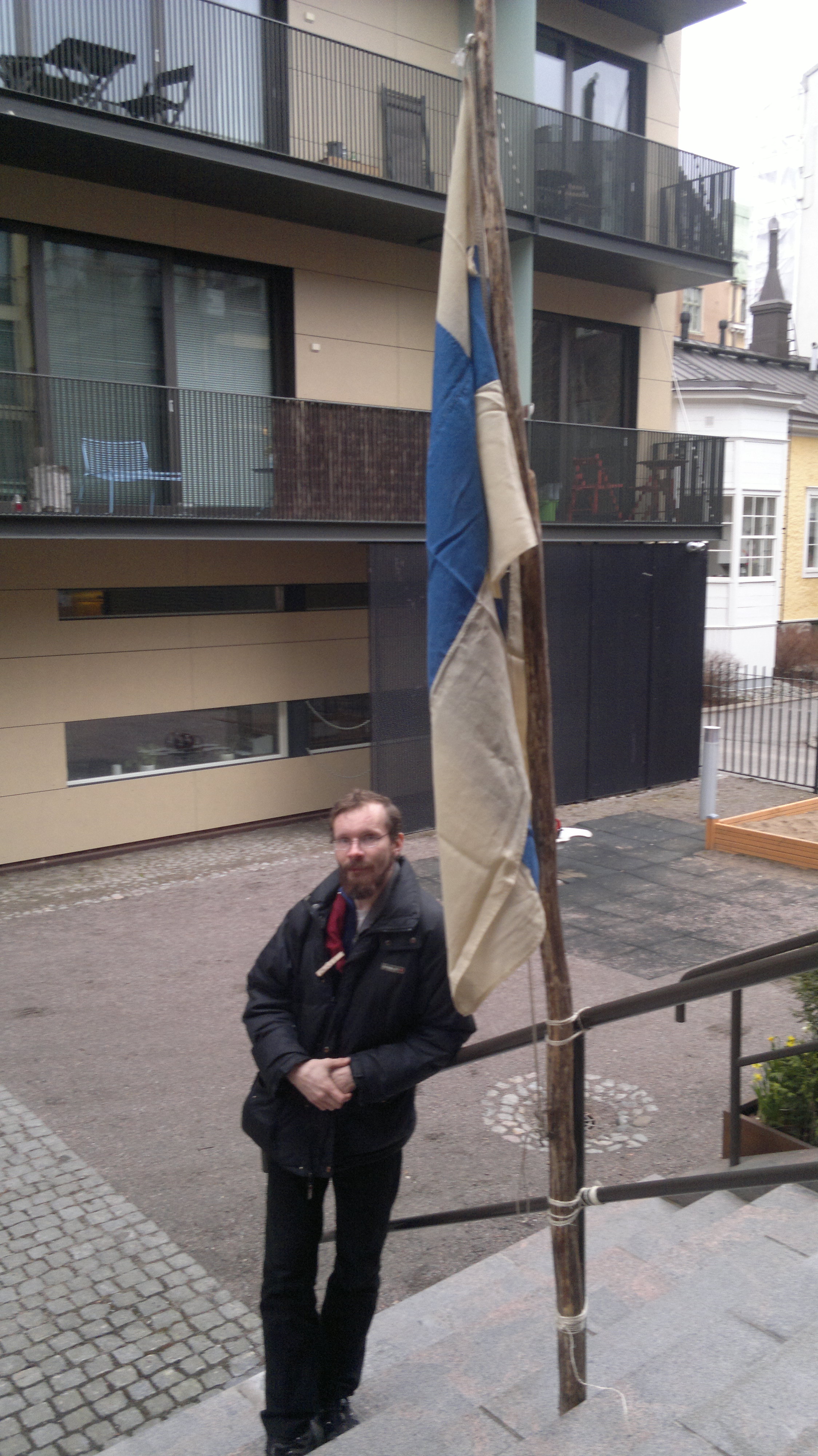 Olli ja Suomen lippu